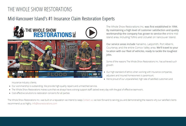 The Whole Show Restorations